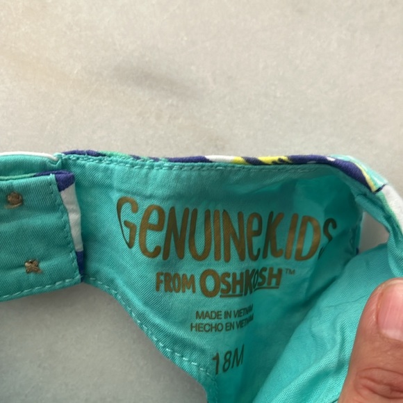 Gap Baby Oshkosh Girl 18/24 months Eyelet Dress Bundle of 3 Red Blue - Picture 10 of 12